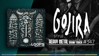 Heavy Metal Drum Track  Gojira Style  85 bpm [upl. by Bigot]