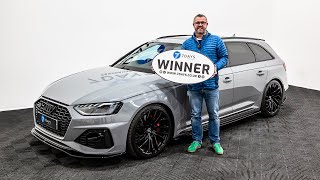 First ever time playing Man wins this Audi RS4 Carbon edition  7daysperformance [upl. by Harbard]