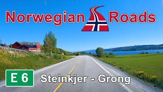 Driving E6 Steinkjer  Grong  Norwegian Roads 4K UHD [upl. by Candi662]