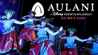 VLOG Ka Waa Luau 2022 at Disneys Aulani Resort  Is Preferred Seating Worth the Cost aulani [upl. by Haeli]