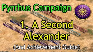 1 A Second Alexander Achievement  Pyrrhus of Epirus Campaign  AoE2 DE Return of Rome [upl. by Ayikur]