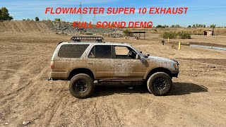 FLOWMASTER SUPER 10 EXHAUST  3RD GEN 4RUNNER [upl. by Gae]