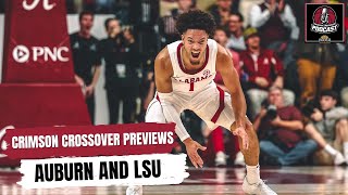 Alabama Basketball vs Auburn amp LSU Preview [upl. by Rimidalb]