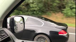 Bmw e63 650i exhaust brutal sound [upl. by Joashus84]