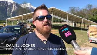 78 Oberwalliser Tambouren und Pfeiferfest Erschmatt Interview mit Daniel Locher [upl. by Cavuoto]