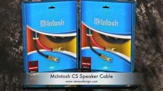 Stereo Design McIntosh CS Speaker Cable in HD [upl. by Peltz]