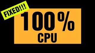 Windows 10 high CPU always at 100 INSTANTLY FIXED [upl. by Minoru]