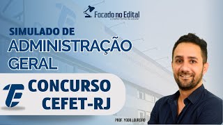 Questões de Administração Geral  Concurso CEFETRJ  Prof Ygor [upl. by Afesoj]