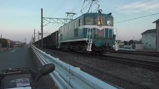 20171210 秩父鉄道 貨物列車 武川駅 [upl. by Retnyw]