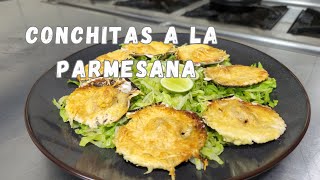 RAPIDO Y FACIL DE PREPARAR CONCHITAS A LA PARMESANA  EDWIN GUZMAN [upl. by Anaz269]