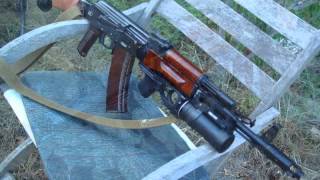 Dboys GP25 Airsoft Grenade Launcher for AK74 Series Rifles [upl. by Selyn58]