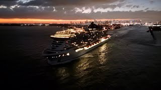 MSC SeasideCruise Departure from Port of Miami [upl. by Tenrag21]