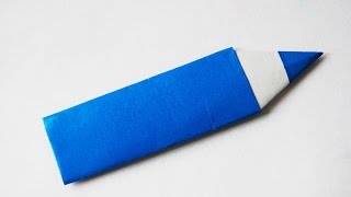 How to make Paper tip pencil Origami tip pencil [upl. by Llenahc234]