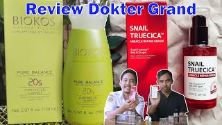 Review Dokter Grand Kosmetik Some By Mi Snail Truecica VS Biokos Pure Balance Skincare [upl. by Sivad]