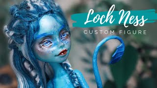 LOCH NESS CUSTOM FIGURE🌊  Doll Repaint  etellan [upl. by Falda]