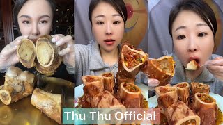 MUKBANG beef bone marrow ASMR  The best of delicious Thu Thu food 890 [upl. by Loftis]