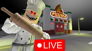 ESCAPE PAPA PIZZAS PIZZERIA SCARY OBBY Full Live Stream shorts roblox livestreams [upl. by Steffen]