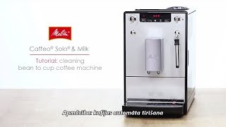 Kafijas automāta Melitta® Caffeo® Solo® amp Milk tīrīšanas apmāciba [upl. by Aroel]