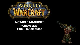 NOTABLE MACHINES ACHIEVEMENT  EASY AND QUICK GUIDE [upl. by Yentterb]