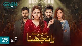 Meray Ranjhna Episode 25  Hina Altaf Omer Shahzad Washma Fatima amp Faraz Farooqui ENG CC Last Ep [upl. by Peg]