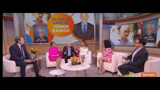 Los famosos preguntan a Jorge Ramos sobre su nuevo libro Mira la entrevista en Despierta América [upl. by Ydnelg]