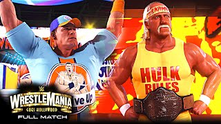 John Cena vs Hulk Hogan  World Heavyweight Championship  WRESTLEMANIA  WWE 2K24 FULL MATCH [upl. by Cookie278]