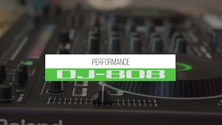 Roland DJ808 DJ Controller Demo [upl. by Cence]