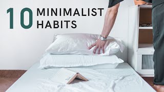 10 Minimalist Habits [upl. by Ydda]