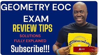 ACE Your Geometry EOC BEST EXAM 2024 Review Tips BESTFAST FSA  EOC Geometry Tips [upl. by Airehs504]