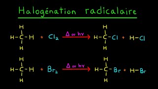 Halogénation radicalaire  Mécanisme [upl. by Tatianas]