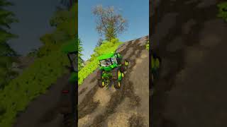 John Deere 8rx Vs Muddy Trail fs22 shorts johndeere 8rx farming simulator 22 fs22mods [upl. by Ybok290]