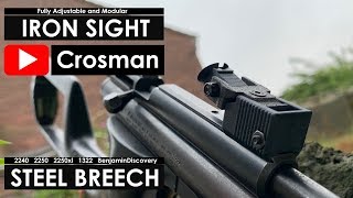 Iron Sight for Crosman Steel Breech [upl. by Gladdie445]