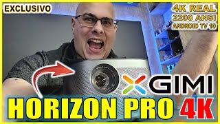 PROJETOR XGIMI HORIZON PRO 4K VOCÊ TEM QUE VER PARA CRER INCRÍVEL Review BR Geek143 [upl. by Aimerej]