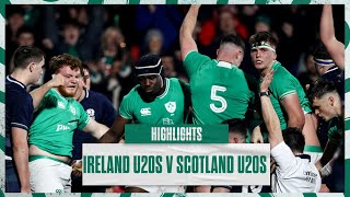 Highlights Ireland U20 v Scotland U20 [upl. by Tortosa]