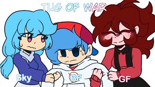 Tug Of War  YanGF AU Sky vs GF [upl. by Leilani]