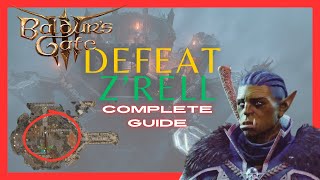 ⚔️ Defeat Zrell in Baldurs Gate 3  Moonrise Towers Strategy 🛡️✨ [upl. by Aday]