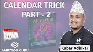 Calendar Part 2  Calendar Problem Tricks  Kuber Adhikari  ambitionguruloksewatayari [upl. by Eerbua]