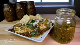 Canning Roasted Salsa Verde  Authentic Green Salsa Recipe amp Full Walkthrough [upl. by Henley]