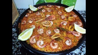 باييلا على طريقة ناس وهران paella aux fruits de mer oranaise [upl. by Eanej866]