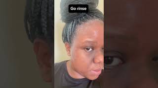 How to washrefresh Old knotless braids Natural hair wash day [upl. by Rather]