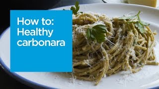 Healthy carbonara recipe [upl. by Hannus181]