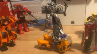 Galvatron vs autobots Stop Motion Transformers en VF [upl. by Eednar440]