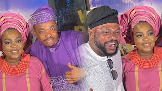 SEE HOW ENIOLA BADMUS ENIOLA AJAO  ODUNLADE ADEKOLA GREET MOBIMPE AT LISABI MOVIE PREMIERE [upl. by Naeroled]