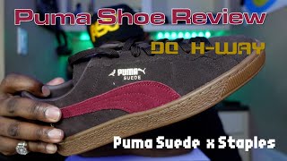 Puma Suede B Staples collab  Shoe Review  Da HWAY wedalife puma [upl. by Yenruoc]