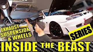 UNDERNEATH MY CUSTOM TURBO VR V6 COMMODORE UTE  INSIDE THE BEAST SERIES [upl. by Suolevram]