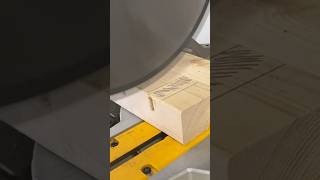 How To Cut A Perfect Notch On Mitre Saw  Woodworking [upl. by Tija]