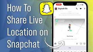 How to Share Live Location on Snapchat [upl. by Yanrahc]