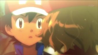 Pokemon XYampZ Serena Kisses Ash Amourshipping [upl. by Annahtur869]