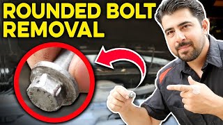 How To Remove A Rounded Nut Or Bolt Without An Impact Wrench [upl. by Aja]