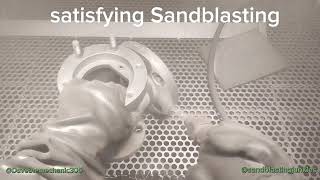 Sandblasting safety valve body long version fast speed satisfying sandblasting [upl. by Norri]